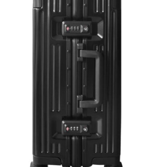 NOVOGOGO Carry-on  Black Suitcase with Front Opening Design - Picture 3 of 4